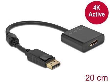 Delock Adaptér DisplayPort 1.2 samec na HDMI