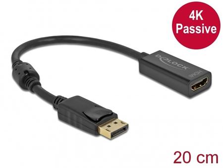 Delock Adaptér DisplayPort 1.2 samec na HDMI