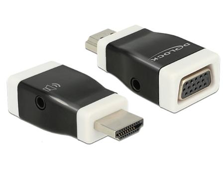 Delock adaptér HDMI-A samec > VGA samice s