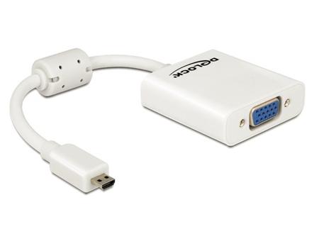 Delock Adaptér micro HDMI-typ D samec > VGA