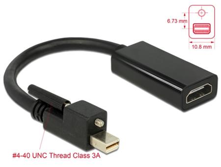 Delock Adaptér mini Displayport 1.2 samec se