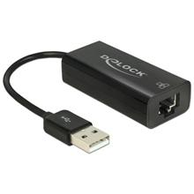 Delock Adapter USB 2.0 > LAN 10 / 100 Mb / s