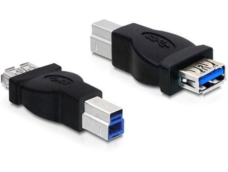 DeLock adaptér USB 3.0-B samec na USB 3.0 A