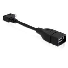 Delock Adapter USB micro-B samec pravoúhlý > USB