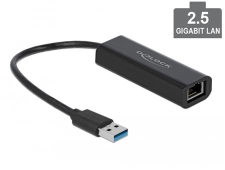 Delock Adaptér USB Type-A samec na 2,5 Gigabit