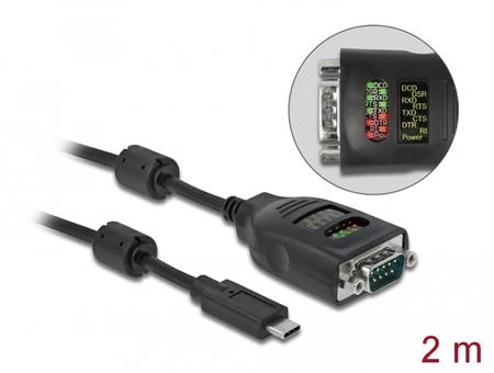 Delock Adaptér USB Type-C™ na sériové rozhraní