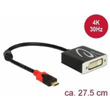Delock Adaptér USB Type-C™ samec > DVI samice (DP Alt Mód) 4K 30 Hz