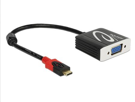 Delock Adaptér USB Type-C™ samec > VGA samice (DP