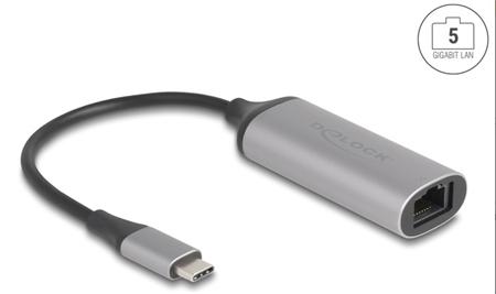 Delock Adaptér USB Type-C™ sítě 5 Gigabit
