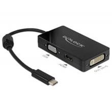Delock Adapter USB Type-C™ Stecker > VGA / HDMI /