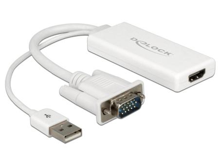 Delock Adaptér VGA na HDMI s