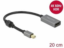 Delock Adaptér z Active mini DisplayPort 1.4 na HDMI, 4K, 60 Hz (HDR)