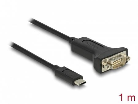 Delock Adaptér z rozhraní USB Type-C™ na 1 x 9