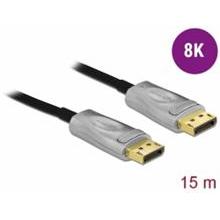 Delock Aktivní optický kabel DisplayPort 1.4 8K