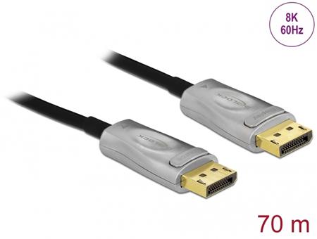 Delock Aktivní optický kabel DisplayPort 1.4 8K