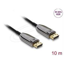 Delock Aktivní optický kabel DisplayPort 2.1 8K 60 Hz 40 Gbps 10 m
