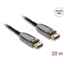 Delock Aktivní optický kabel DisplayPort 2.1 8K 60 Hz 40 Gbps 20 m