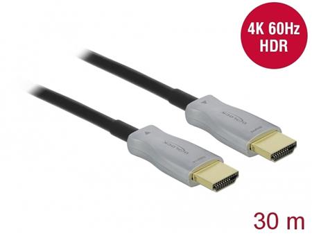Delock Aktivní optický kabel HDMI 4K 60 Hz 30