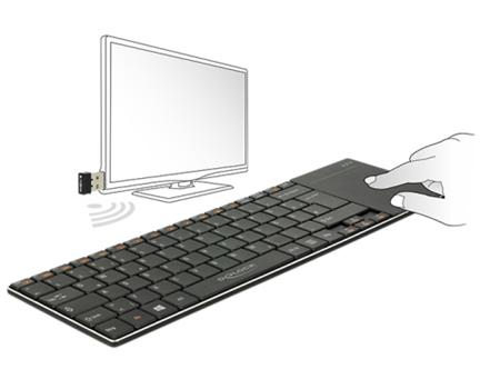 Delock Bezdrátová klávesnice pro Smart TV a
