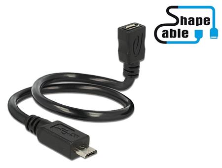 Delock Cable USB 2.0 Micro-B male > USB 2.0