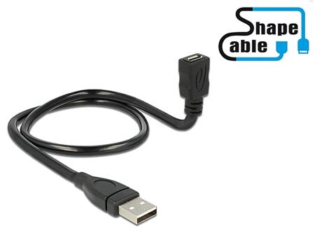 Delock Cable USB 2.0 Type-A male > USB 2.0