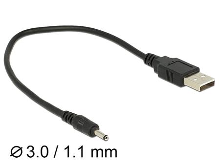 Delock Cable USB Type-A Plug Power > DC 3.0 x 1.1