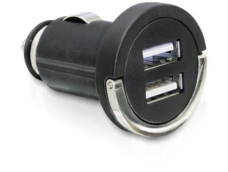 DeLock Car power adapter 12-24 V to 2x USB DC 5V