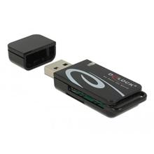 Delock Čtečka karet Mini USB 2.0 a se sloty pro karty SD a Micro SD