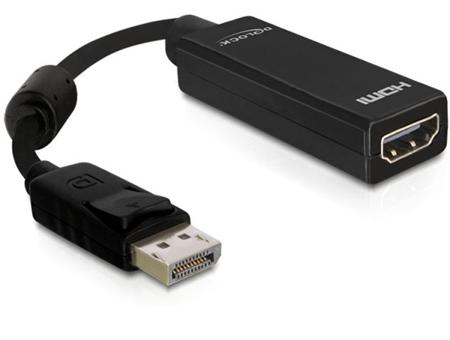 Delock Displayport 20pin samec > HDMI 19 pinový