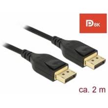 Delock DisplayPort kabel 8K 60 Hz 2 m DP 8K