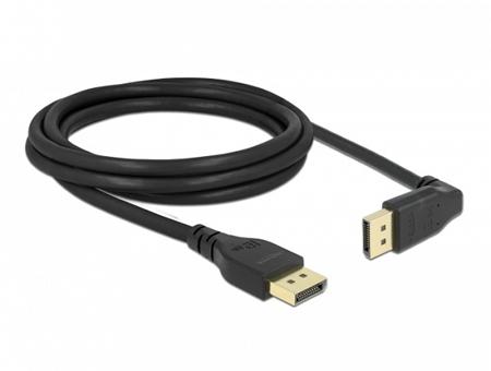 Delock DisplayPort kabel samec přímý na samec 90°