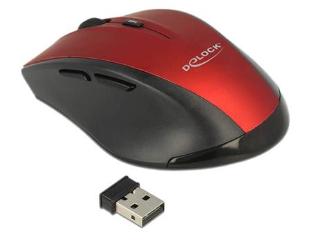Delock Ergonomic optical 5-button mouse 2.4 GHz