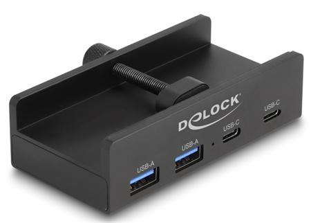 Delock Externí 4 portový rozbočovač USB 5 Gbps, 2