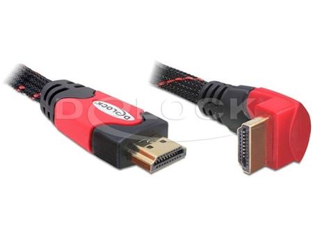 Delock HDMI 1.4 kabel A/A samec/samec pravoúhlý,
