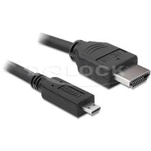 Delock HDMI 1.4 kabel A / D samec / samec, délka 1 metr
