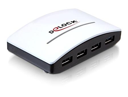 DeLock HUB USB 3.0 4-portový externí + napájecí