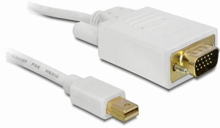 Delock kabel DisplayPort mini (samec) na VGA