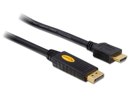 Delock kabel DisplayPort samec na HDMI samec,