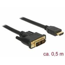 Delock Kabel DVI 18+1 samec > HDMI-A samec 0,5 m