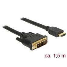 Delock Kabel DVI 18+1 samec > HDMI-A samec 1,5 m