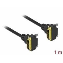 Delock Kabel DVI 24+1, zástrckový, pravoúhlý, na