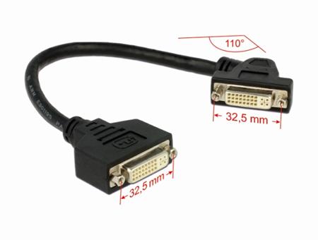 Delock kabel DVI 24+5 samice > DVI 24+5 samice