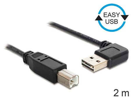 Delock kabel EASY-USB 2.0-A samec pravoúhlý > USB