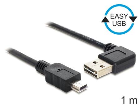 Delock kabel EASY-USB 2.0-A samec pravoúhlý > USB