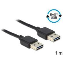 Delock Kabel EASY-USB 2.0-A samec > samec 1
