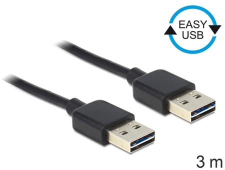Delock Kabel EASY-USB 2.0-A samec > samec 3