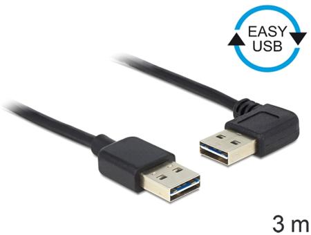 Delock Kabel EASY-USB 2.0-A samec > samec