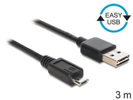 Delock kabel EASY-USB 2.0-A samec > USB 2.0