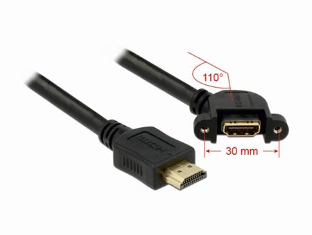 Delock kabel HDMI A samec > HDMI A samice