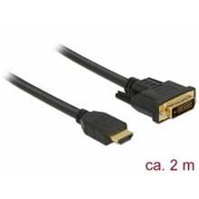 Delock Kabel HDMI na DVI 24+1 obousměrný 2